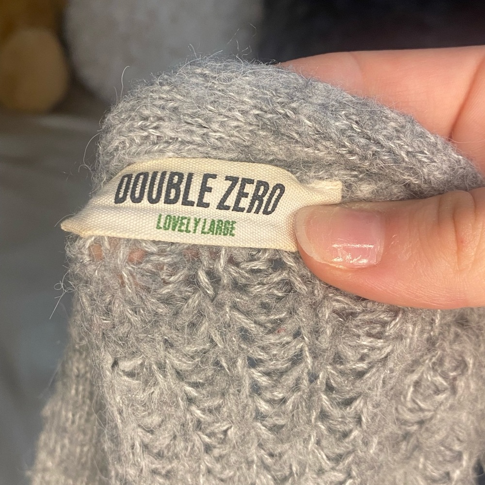 Gray Button Cardigan - Picture 4 of 4